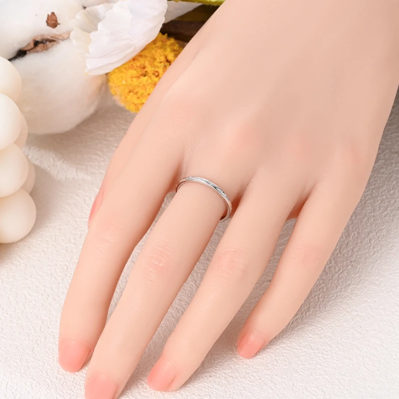 Neu in 925 Sterling Silber stapelbare Ringe für Frauen Original Stern Mond Ringe Verlobung Hochzeit Luxus Schmuck