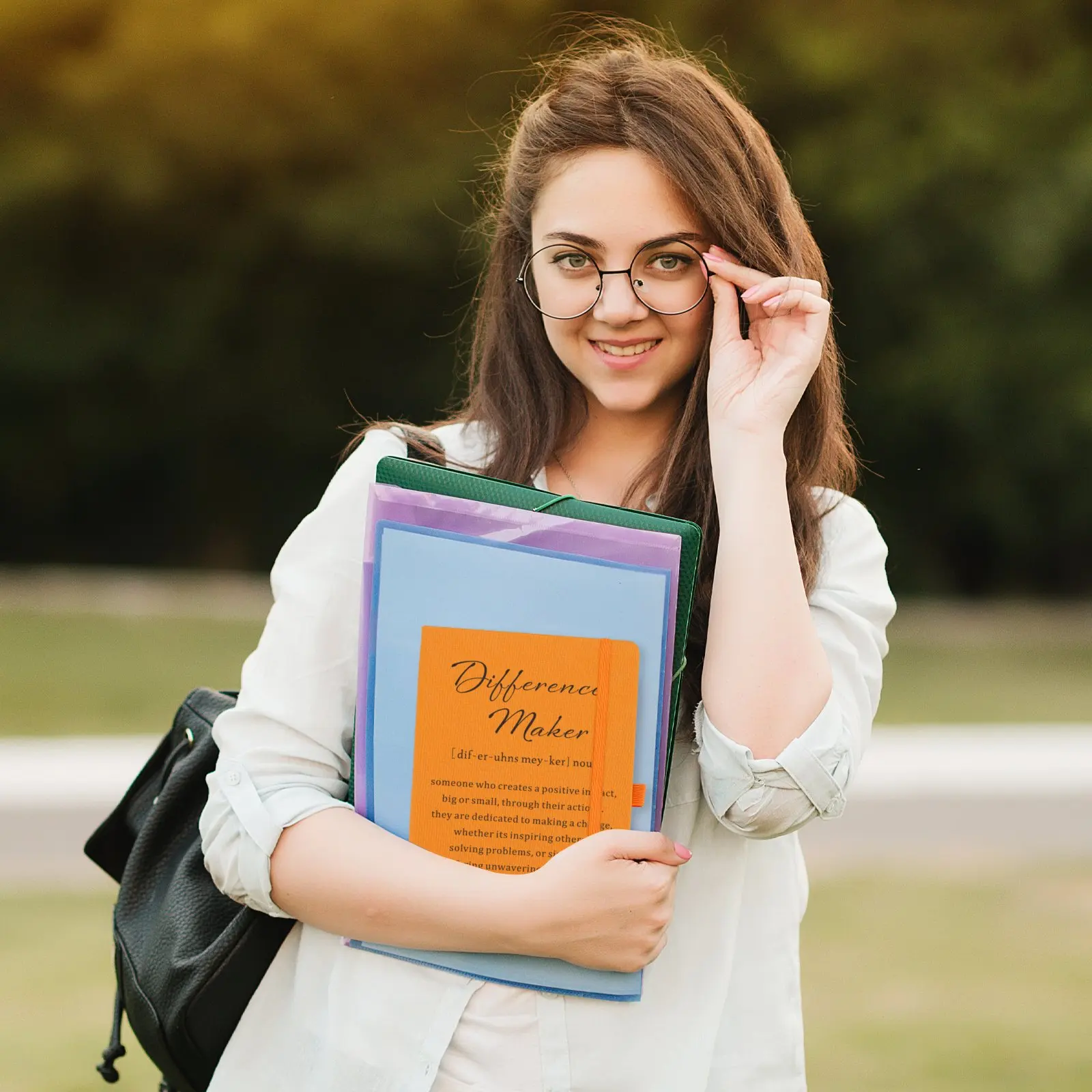 Personalized Difference Maker Definition Gift Custom Journal with Name for Coworker Birthday Gift Mentor Appreciation Teacher