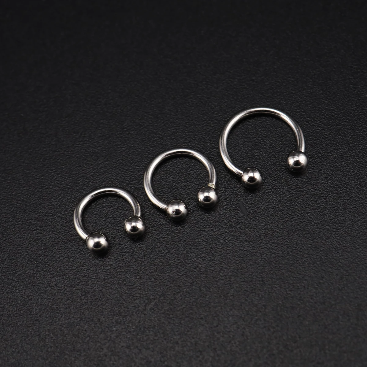 

Septum Piercing Nose Ring Silver 925 Tongue Piercing Female Body Jewelry 100% 925 Sterling Silver Women Accessories 6 8 10 12 MM