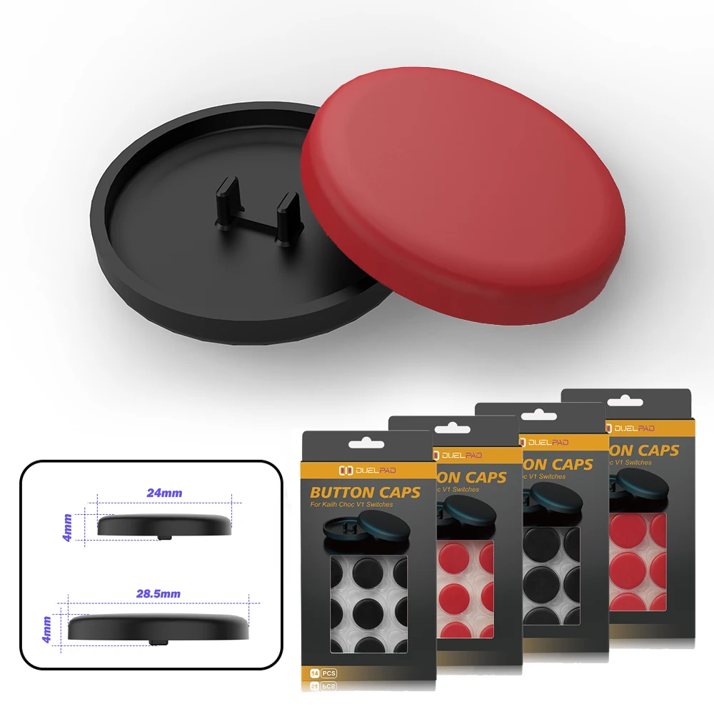 Duelpad Mini HitBox Arcade Fight Stick Switch Epig Hitbox Button Caps Support Kailh Choc Low-profile Switch V1