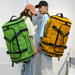 Travel Backpack Large Capacity Wet And Dry Separation Outdoor Sports Fitness Independent Shoe Compartment Travel Luggage Bag