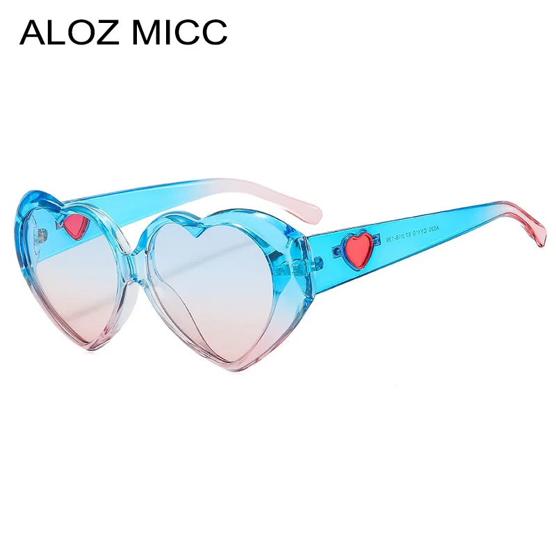 

Aloz micc Sexy Heart Shaped Sunglasses Women Fashion Brand Designer Popular Gradient Lens Female Punk UV400 Shades Eyewear