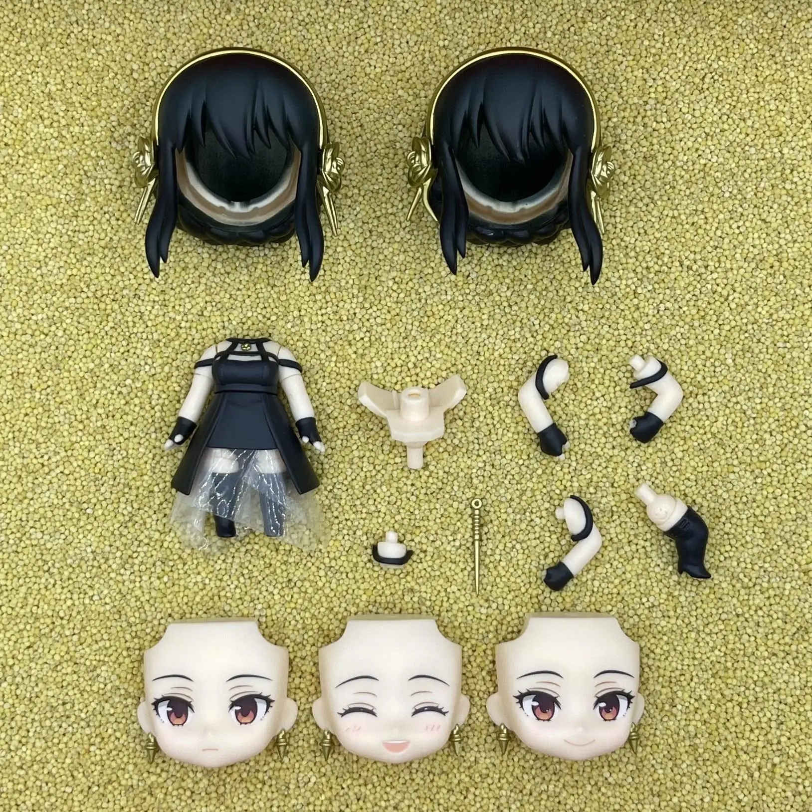 Tutiankepeila GSC Clay Man Face lalka twarz włosy akcesoria dla lalek