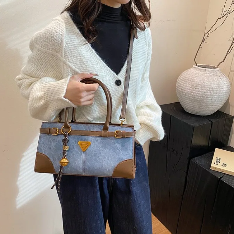 Elegant Woven Diaper Bag Women's Bag Backpack Business Travel Minimalist Work Essentials Exquisite Portable Trendy Simple
