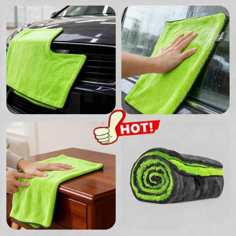 New Car Wash Anti-Scratch Car Cleaning Cloth Absorbent Wipe Car Home Wash Detailing Towel