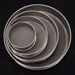 2-500Mesh Reusable 304 Stainless Steel Flour Sifter Shakers Kitchen Food Strainers Powder Sieve Screen Filter Strainer Colanders