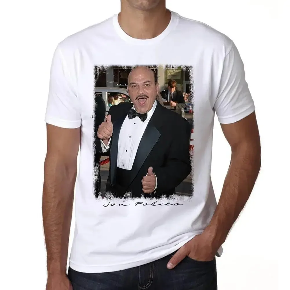 Мужская футболка с рисунком Jon Polito Eco-Responsible Vintage Vintage с коротким рукавом