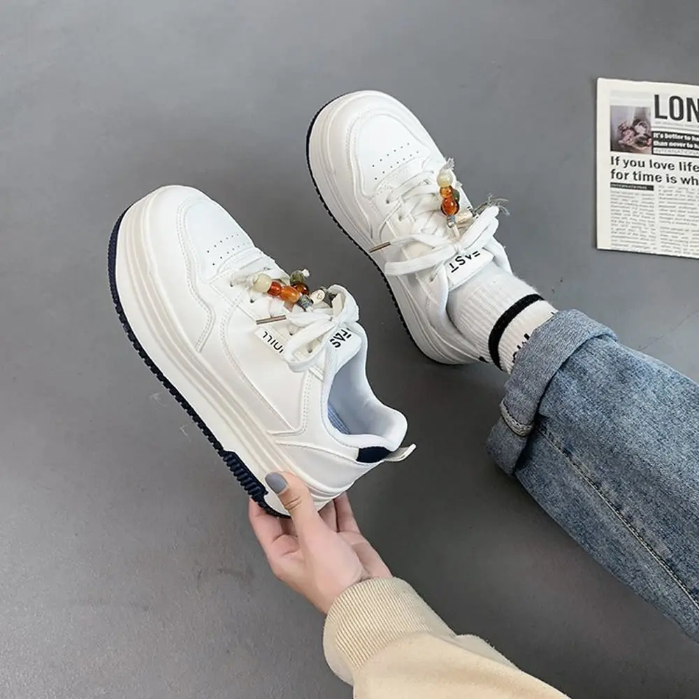 

Весна и осень 2024, новая женская обувь, спортивная обувь на толстой подошве, модные кроссовки, модная универсальная повседневная обувь