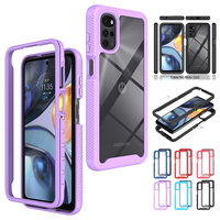 For Motorola Moto G22 Case Shockproof Hybrid Armor Clear Cover Phone Cases for Moto G 2022 G71 5G G51 G41 G200 5G G50 5G G20 G60