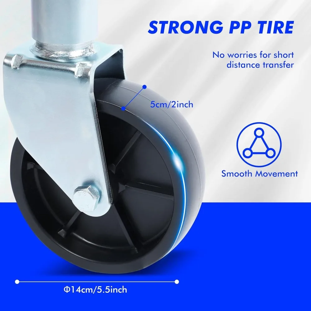 แม่แรงลากพ่วงแบบสวิงแบ็ค 10 ลิฟท์ พร้อมล้อเดี่ยว รับน้ำหนักได้ 1000 ปอนด์