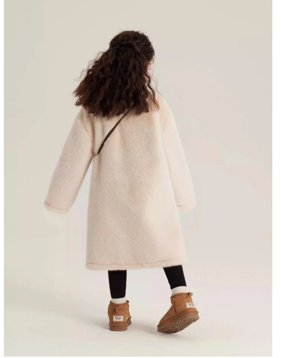 Girls Lamb Wool Coat 2024 New Girls Winter Coat Children Warm Winter Simple Casual Coat Thickened Fashion Korean Simple Style