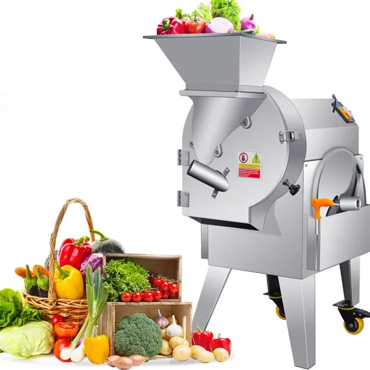 Supplier automatic electrical vegetables cutter/industrial automatic fruit and vegetables cutting machine