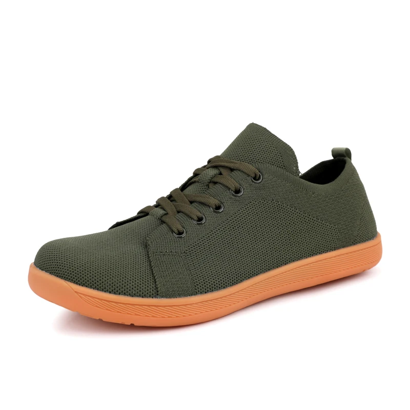 Zapatillas de deporte minimalistas anchas para hombre y mujer, suela de gota cero, relajación óptima, zapatos casuales descalzos, zapatos para
