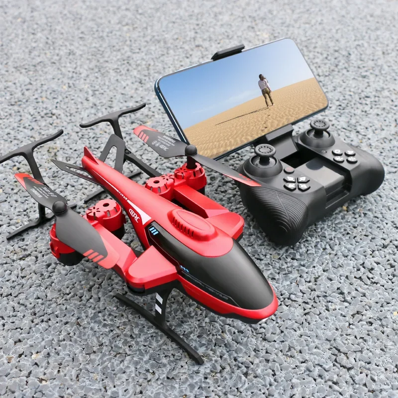 Professional Drone V10 4k Wide-angle HD Camera WiFi Fpv Height Hold Foldable RC Quadrotor Helicopter Camera-free Children\'s Toys