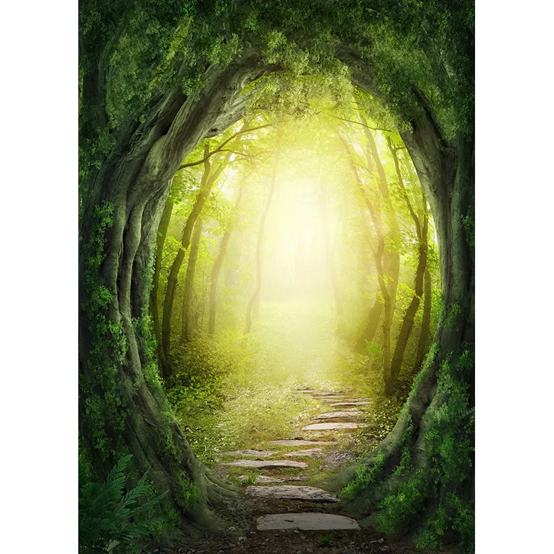 Forest Wonderland properti Studio foto, alat peraga Studio foto latar belakang fotografi impian peri ajaib MHK-01