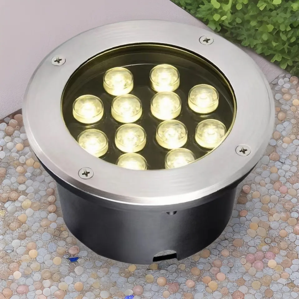 

9 Вт 12 Вт наружный напольный встраиваемый прожектор наружное освещение палубы 220 В 110 В 24 В водонепроницаемый IP67 светодиодный садовый светильник подземный 3 Вт 5 Вт 6 Вт