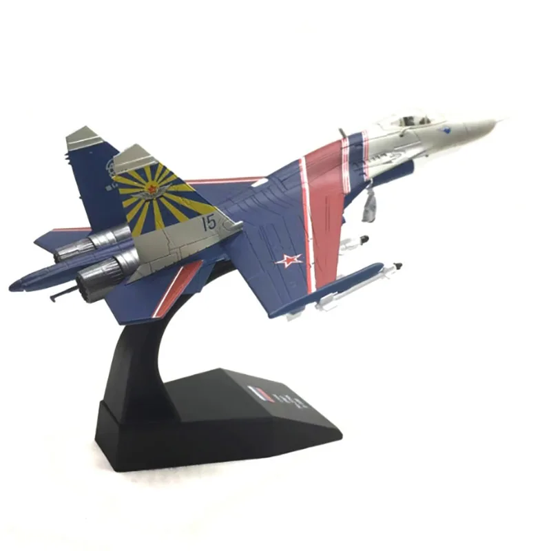 

Die Cast 1:100 Scale Russian SU-27 Fighter Aircraft Performance Airplane Simulation Alloy Military Finished Model Tiger Gift