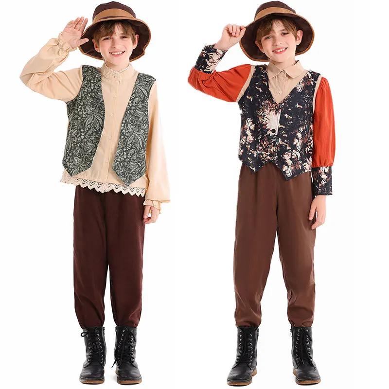 Costume Dirndl Fille Enfant Oktoberfest - Robe Bavaroise Pour Fête De La Bière Et Halloween