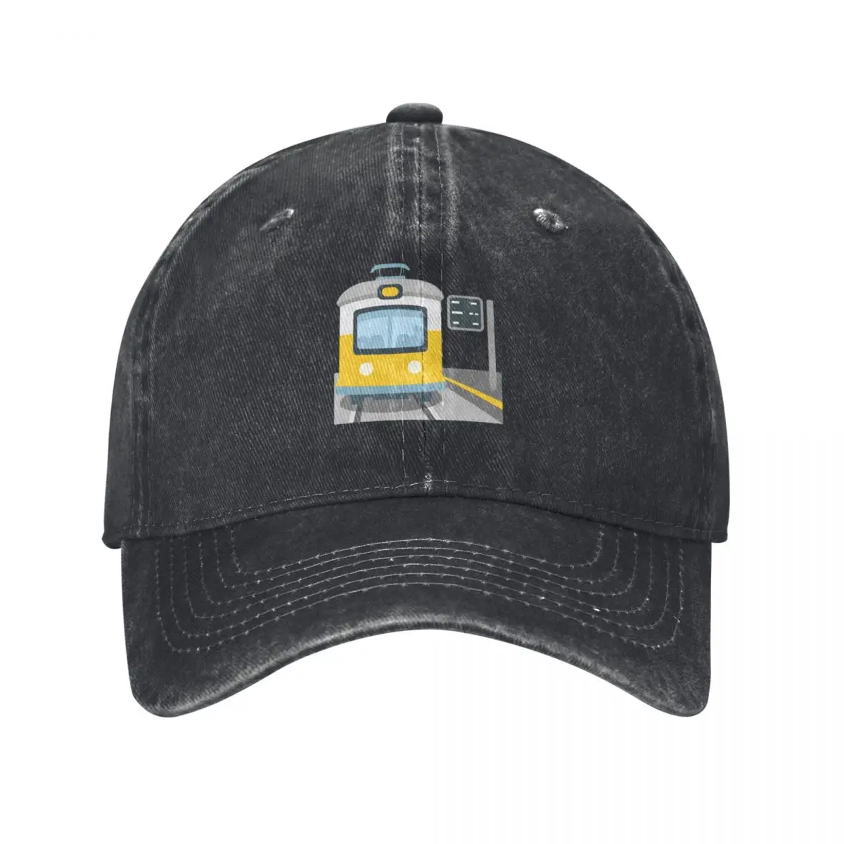 Station Train StationTrain Platform Baseball Cap Rugby Hood |-F-| Man Women's