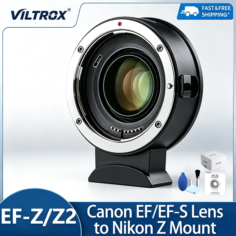 Adaptateur D'objectif Autofocus Viltrox EF-Z Pour Objectif D'appareil Photo Reflex NuméRique Canon EF EFS Vers Appareil Photo Hybride Nikon Z Mount Z5 Z6 Z7 Z50