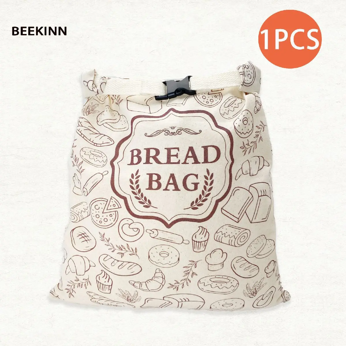Bienenwachs-Brotbeutel, wiederverwendbare Back- und Aufbewahrungsbeutel in Lebensmittelqualität mit Clip-Design, geschmacksneutrale Backutensilien für Nüsse, Snacks, Brot – Detail 4