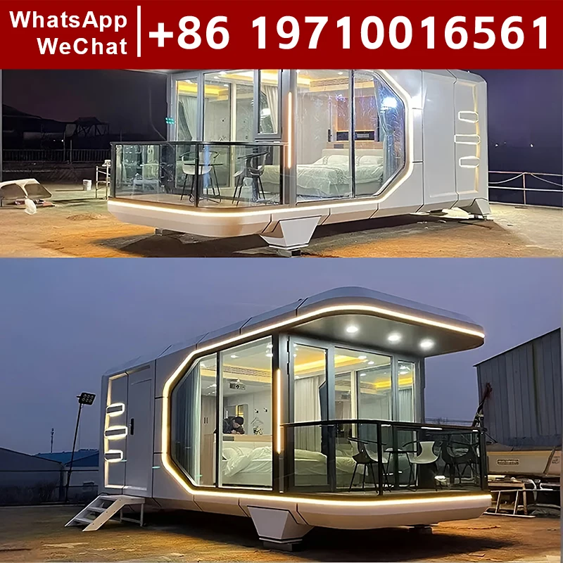 Space Capsule Home Buildings Prefab Home House Tiny Houses Prefabricated Real House Luxury Prefabricated Villa Pre Fab Homes