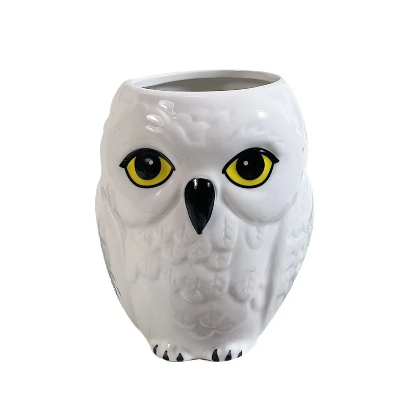 HEDWIG OWL MUG Admission Letter Messenger Ceramic Cup Harry Potter Owl Mug