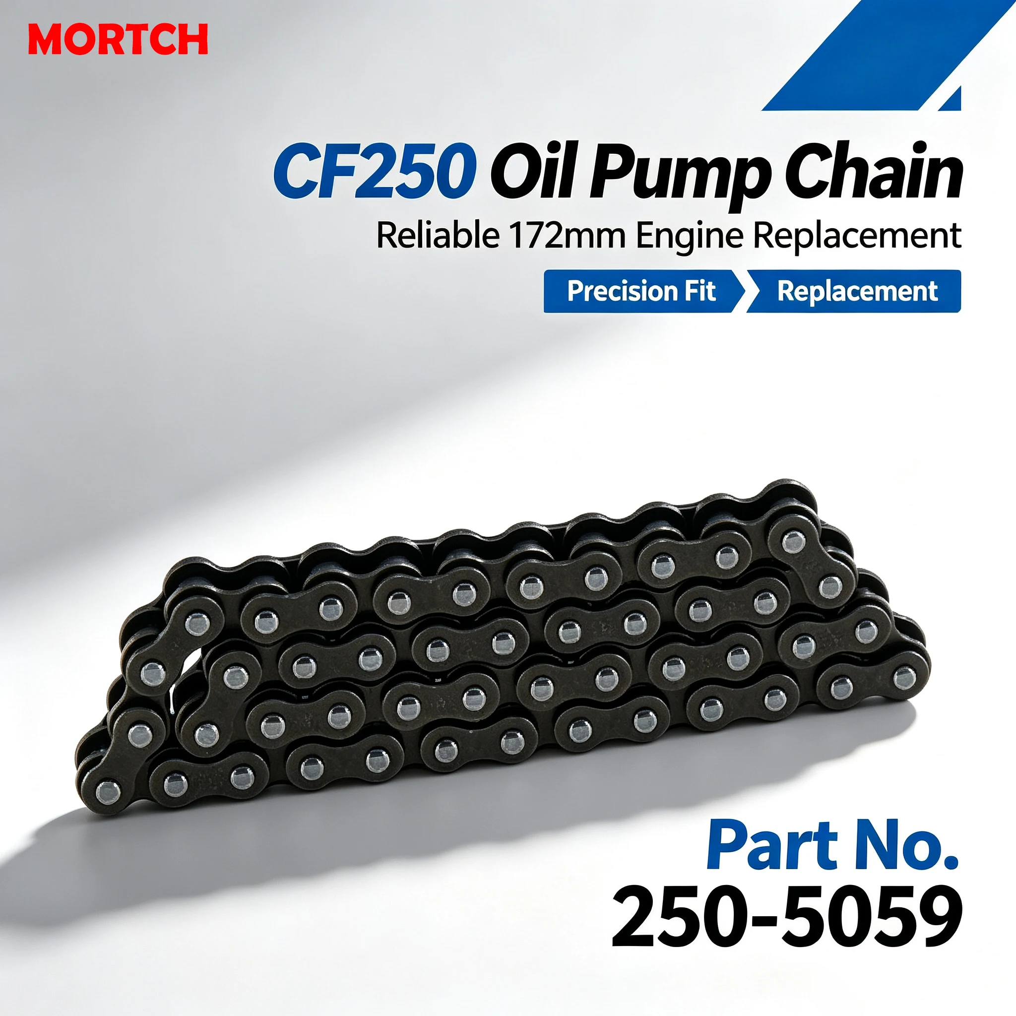 Oil Pump Chain 172mm OE 250-5059 For CF250 Jonway JMstar CFMoto Scooter ATV 250cc 172mm Engine Replacement Parts
