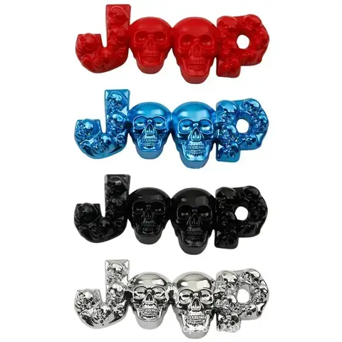 ABS Car Front Badge Rear Trunk Emblem Sticker for Jeep Ranegade Patriot Wrangler Grand Cherokee Commander Trail Hawk Rubicon