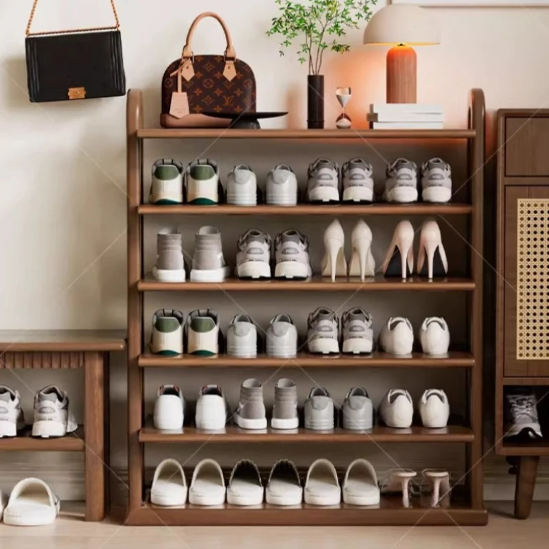 خزائن خزانة أحذية، خزانة أحذية خشبية لقاعة المدخل، خزانة أحذية، منظم رأسي، أثاث غرفة نوم Zapatos