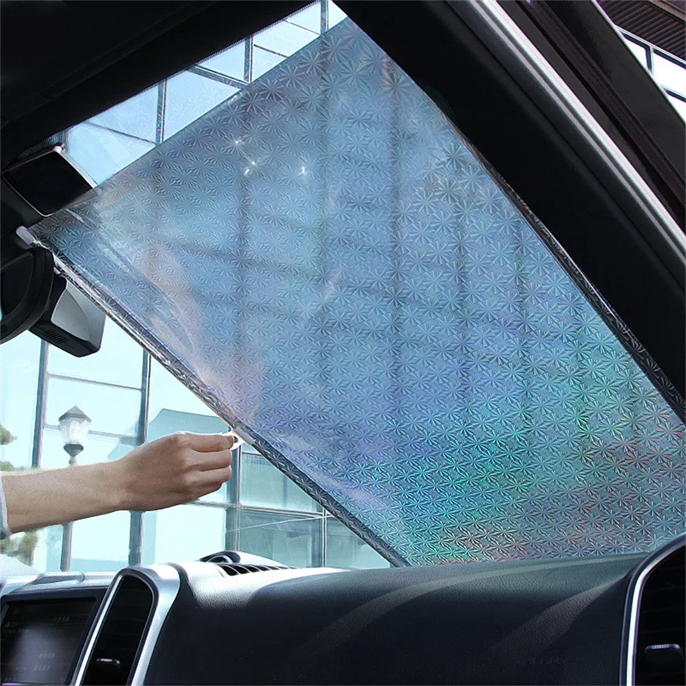 Universal Roller Blinds Suction Cup Sunshade Nail-free Blackout Curtain Car Bedroom Kitchen Office Window Sun-shading Curtains