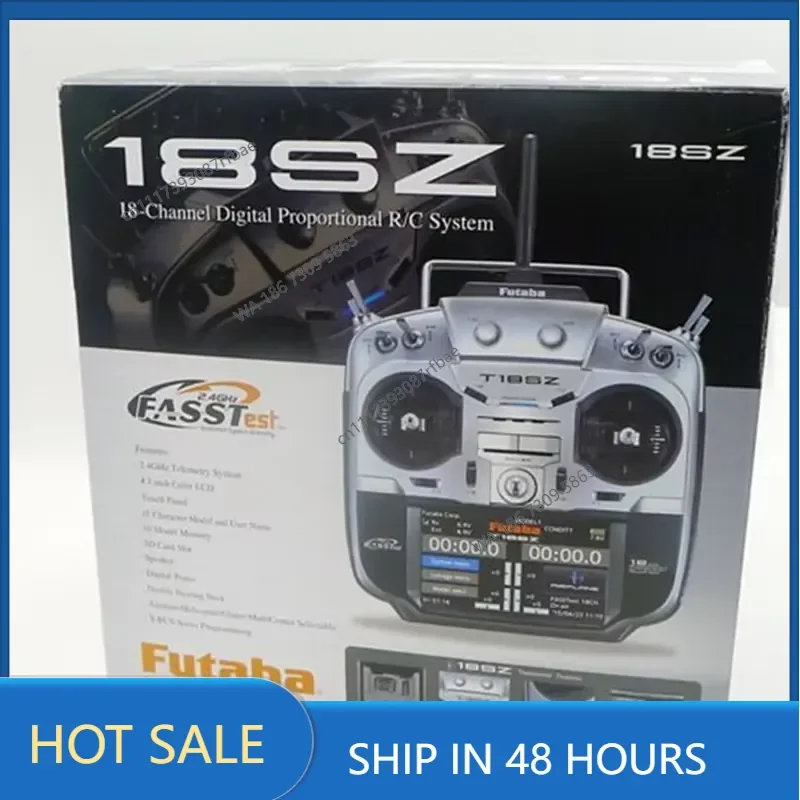 Futaba T18SZ Transmitter Tx 18 Channel Digital Proportional R/C System Model 1/2 With R7008SB Receiver Rx for FPV