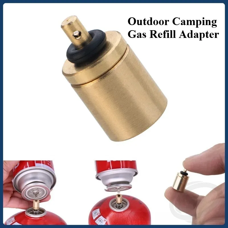 4 Pcs Outdoor Camping Gas Refill Adapter Stove Gas Tank Burner AccessoriesInflation Valve Accessories
