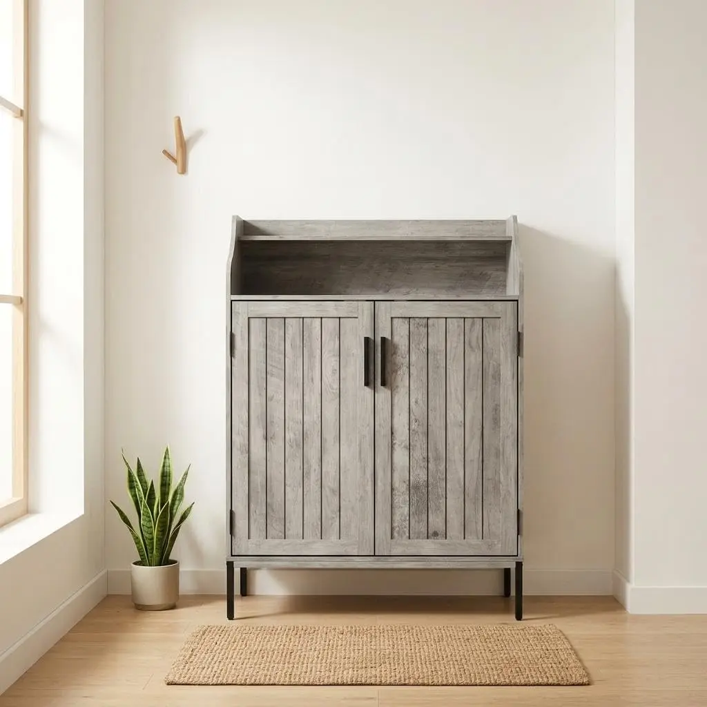 Farmhouse Shoe Cabinet, 41