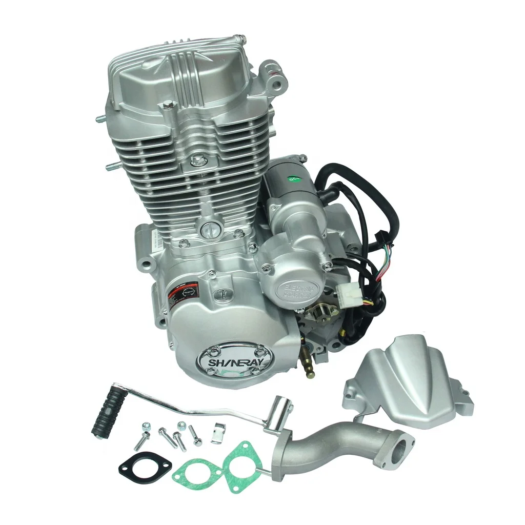 Air-Cooled CG250 Engine Assembly with Reverse Gear, Full Parts Kit for ATV & Go Cart