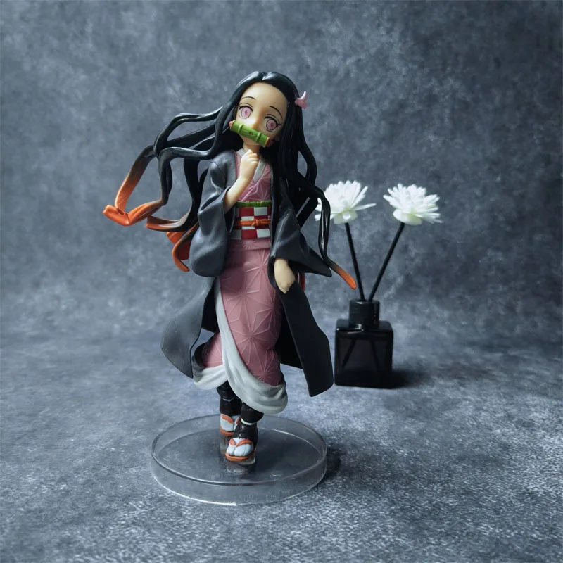 18 cm/7.08 pollici Anime Demone Slayer Kimetsu No Yaiba Nezuko Figura Kamado Nezuko Action Figure Da Collezione Statua Modello Giocattolo Regalo