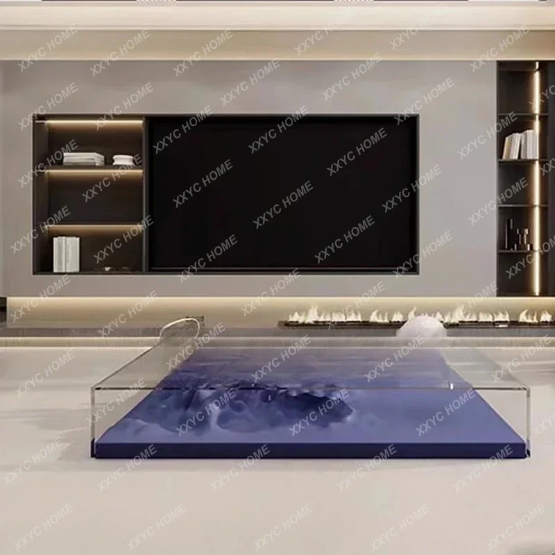 

Скандинавский креативный светильник специальной формы, роскошный современный простой бытовой чайный столик из стекловолокна для небольшой квартиры