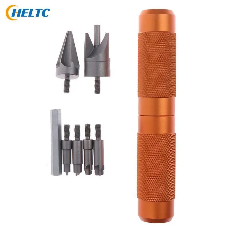 Alloy Case Prep Multitool Case Chamfer Deburring Hand Tools For Reloading Primer Pocket Cleaners Reamers For Removing Crimps 1pc