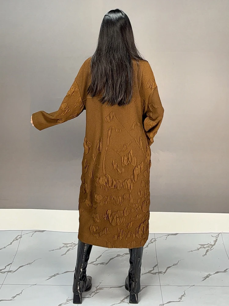 Shengpalae Vintage Stijl Vrouwen Trenchcoat Vrouwen Revers Volledige Mouw Enkele Rij Effen Kleur Niche Design Windjack 5c1639