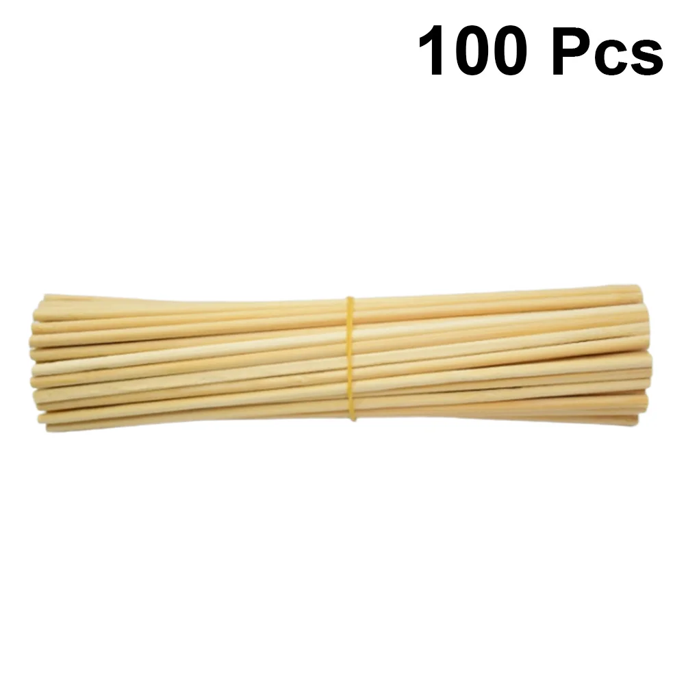 

100Pcs Bamboo Crafting Sticks DIY Classroom Activities Smooth Finish Handmade Crafts Counting Creative Group Use