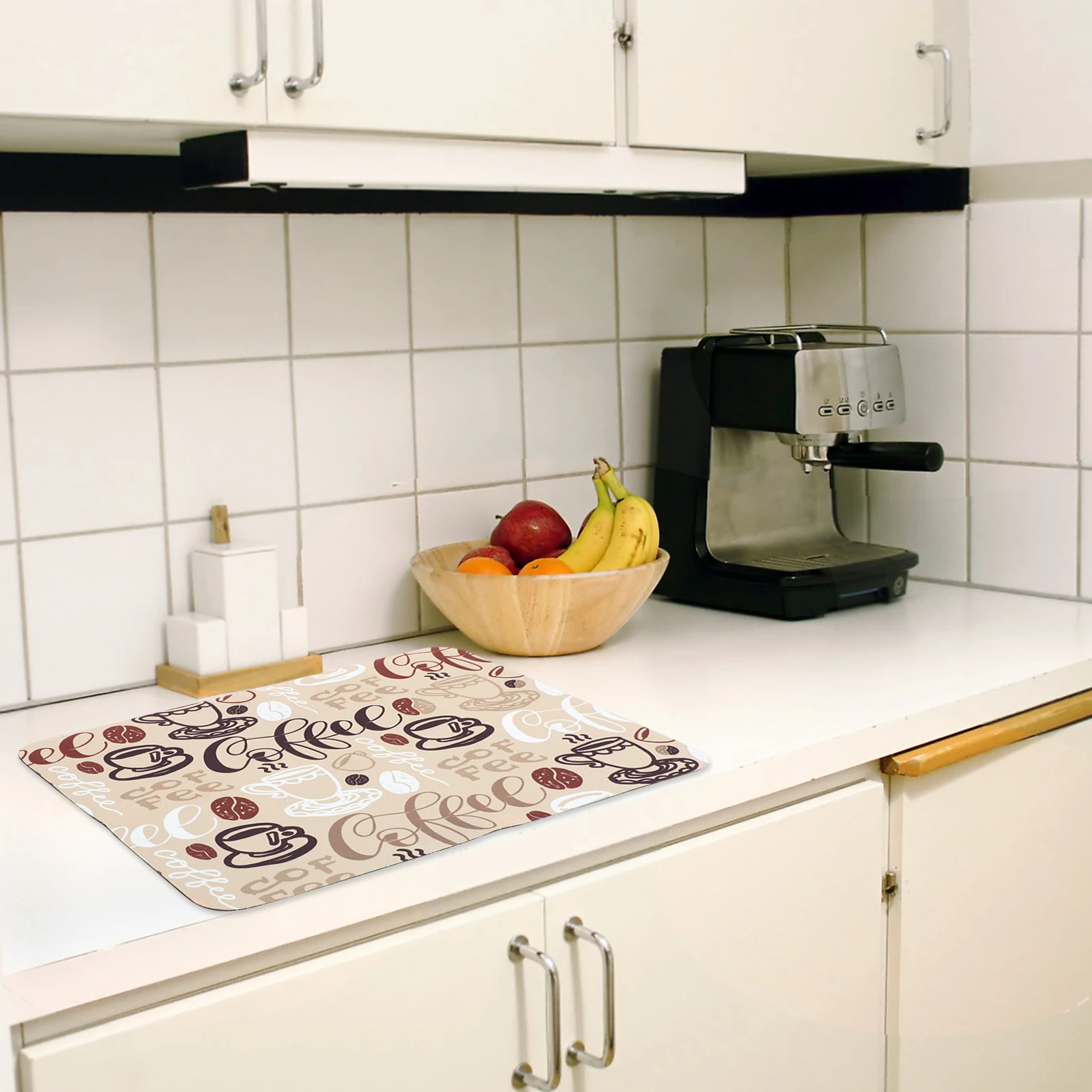 

Insulation Pads Coffee Maker Mat Kitchen Nonslip Absorbent Desktop Countertops Dish Drainer Material Vibration for counter