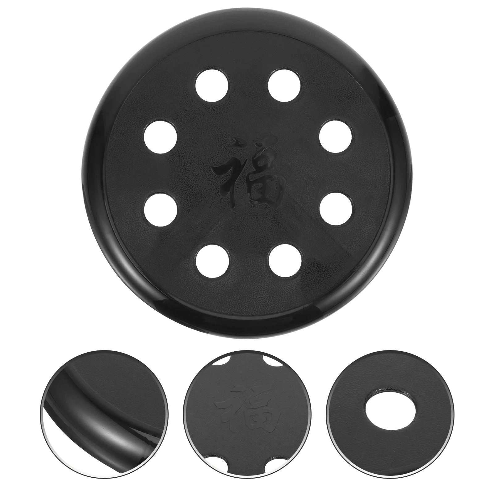 Barstool Cushions 12x12 Round Panel Surface Reinforced Plastic Eight-hole Buckle Cover Metal