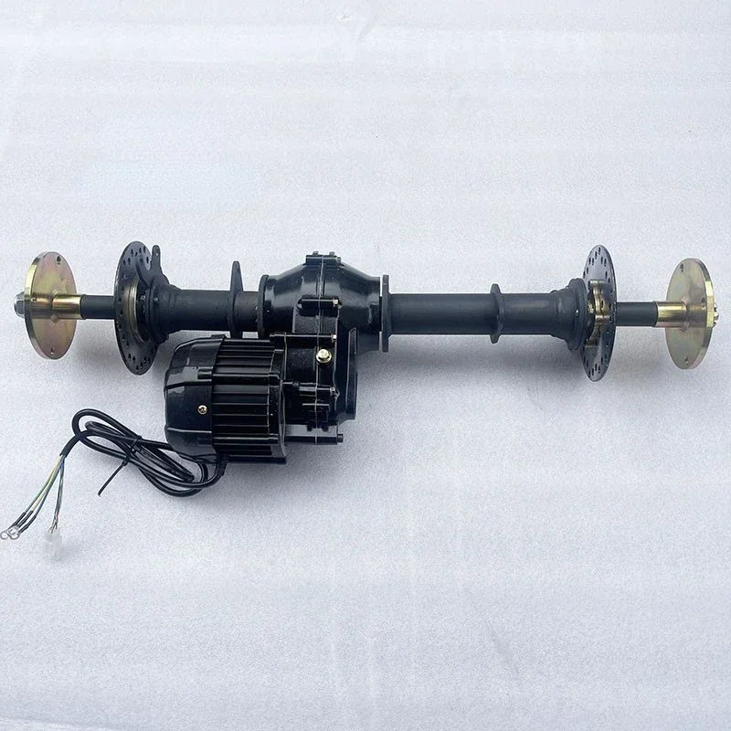 

Modified electric four-wheel kart ATV differential rear axle 48V/60V black motor half axle rear axle 82CM