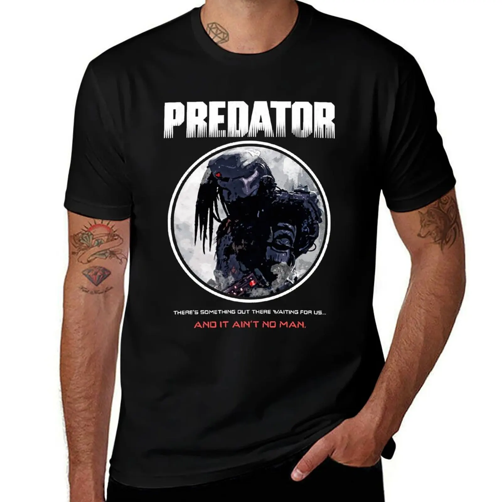 

shirt shirt Vintage 100% t cotton cotton man t shirt brand men high man luxury quality graphic Predator T-Shirt t