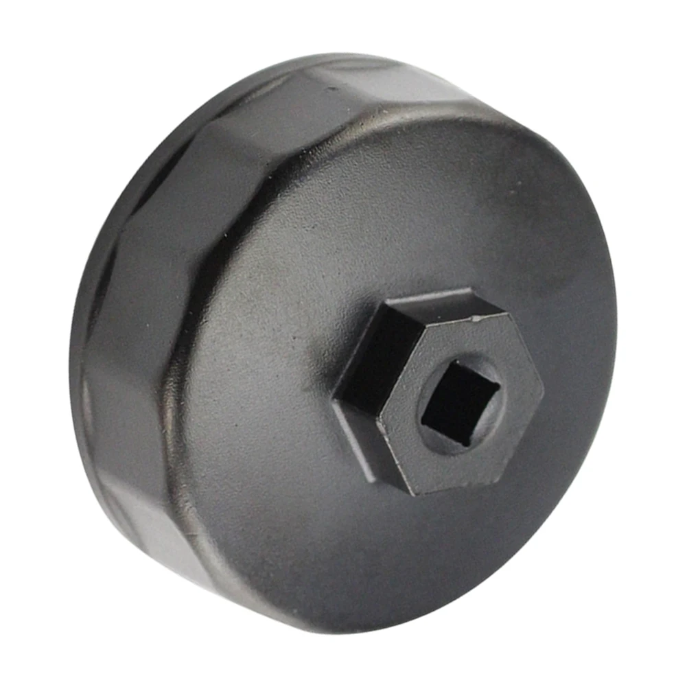 74mm 14-Flute Aluminum Oil Filter Cap Wrench Compatible with For Dodge For Ford For Porsche and Other Select Vehicles