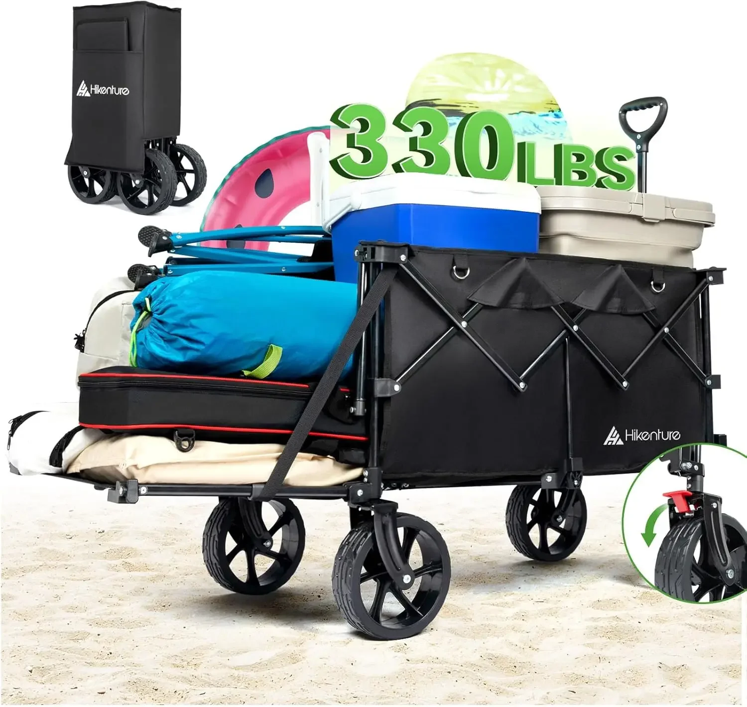 Collapsible Wagon with Tailgate, 47.5