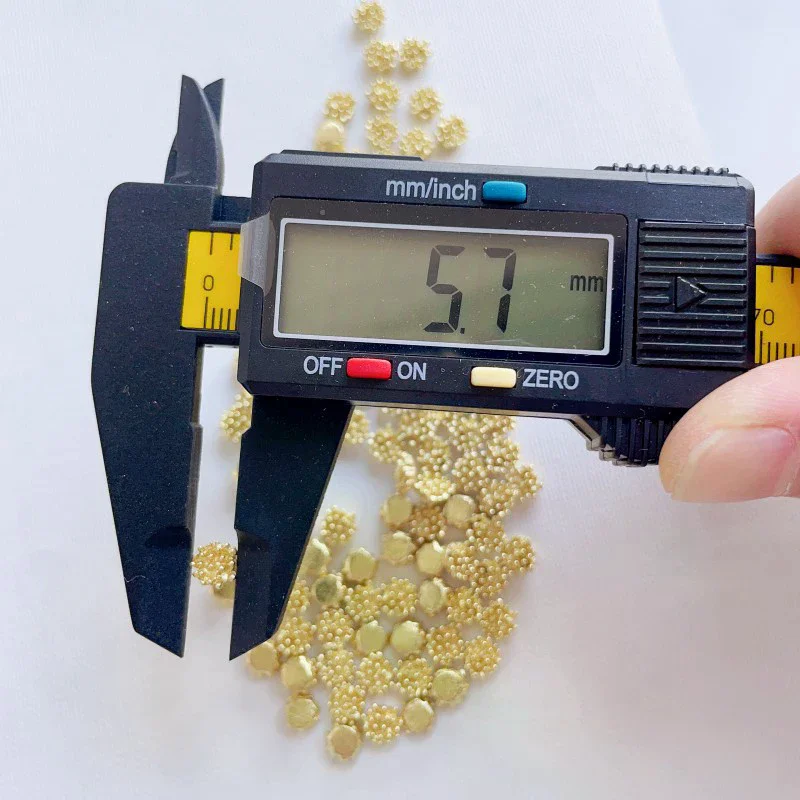 السائبة 10 قطعة 7 مللي متر الذهب زهرة السداة سبيكة فلاتباك تزيين DIY بها بنفسك القرط أجزاء النتائج مجوهرات الإكسسوار