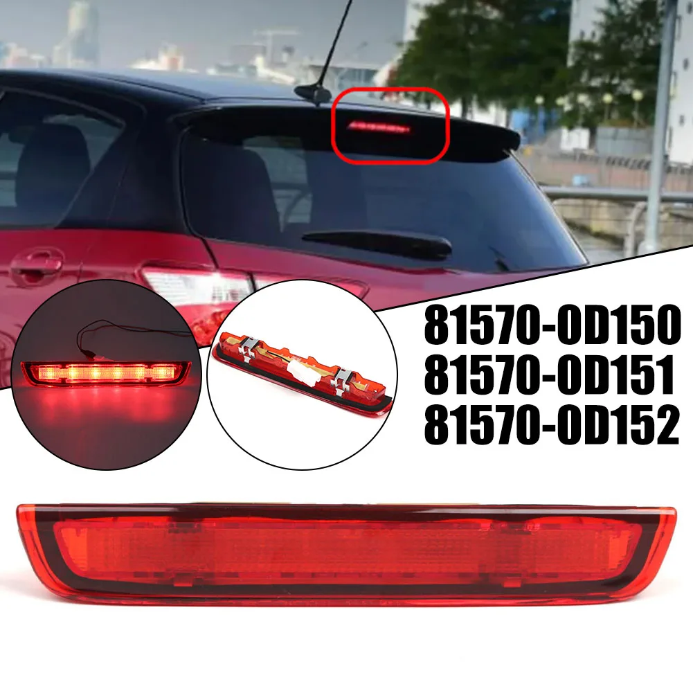 Car LED 3rd Brake Tail Light Lamp High Brake Light LED Light Rear For Toyota Yaris Mk3 2012-2020 81570-0D150 Red Light