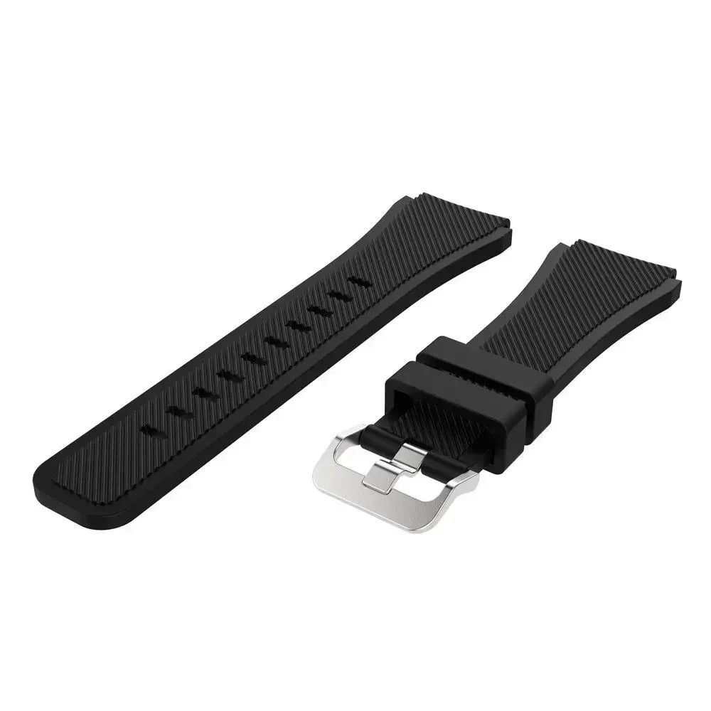 20-mm- und 22-mm-Armband für Samsung Galaxy Watch 5/6/4/3/46 mm/Active 2/Gear S3 Frontier/Sport, Silikonarmband, Huawei GT 4/3/2/2E. – Detail 10