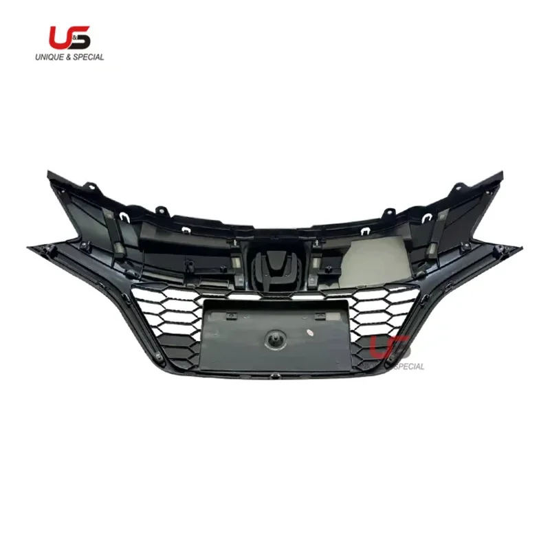 High Quality Car ombic HR-V Grille for 2015 2016 2017 2018 VEZEL Front Bumper upper grille 4